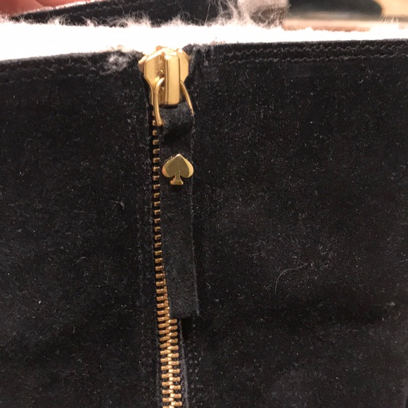 Kate Spade Fur Suede Booties C1 - Picture 2 of 5